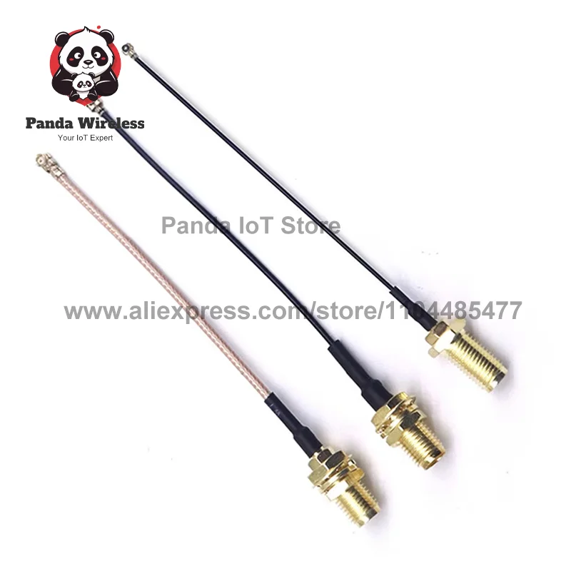 2pcs 5CM-100CM RG178 1.13 0.81 Adapter cable SMA to U.FL Pigtail Jumper RP SMA Female for Wifi Router AntennaCable Antenna Exte