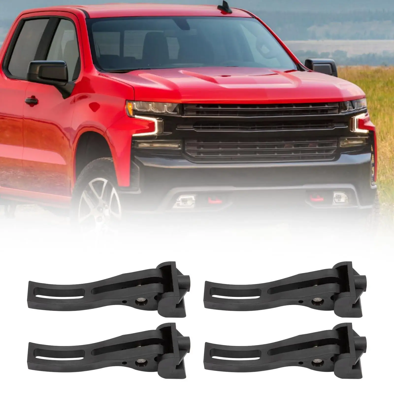 Tonneau capa braçadeira acessório versátil resistente profissional de alto desempenho fácil instalação conjunto fixador tampa tronco do carro