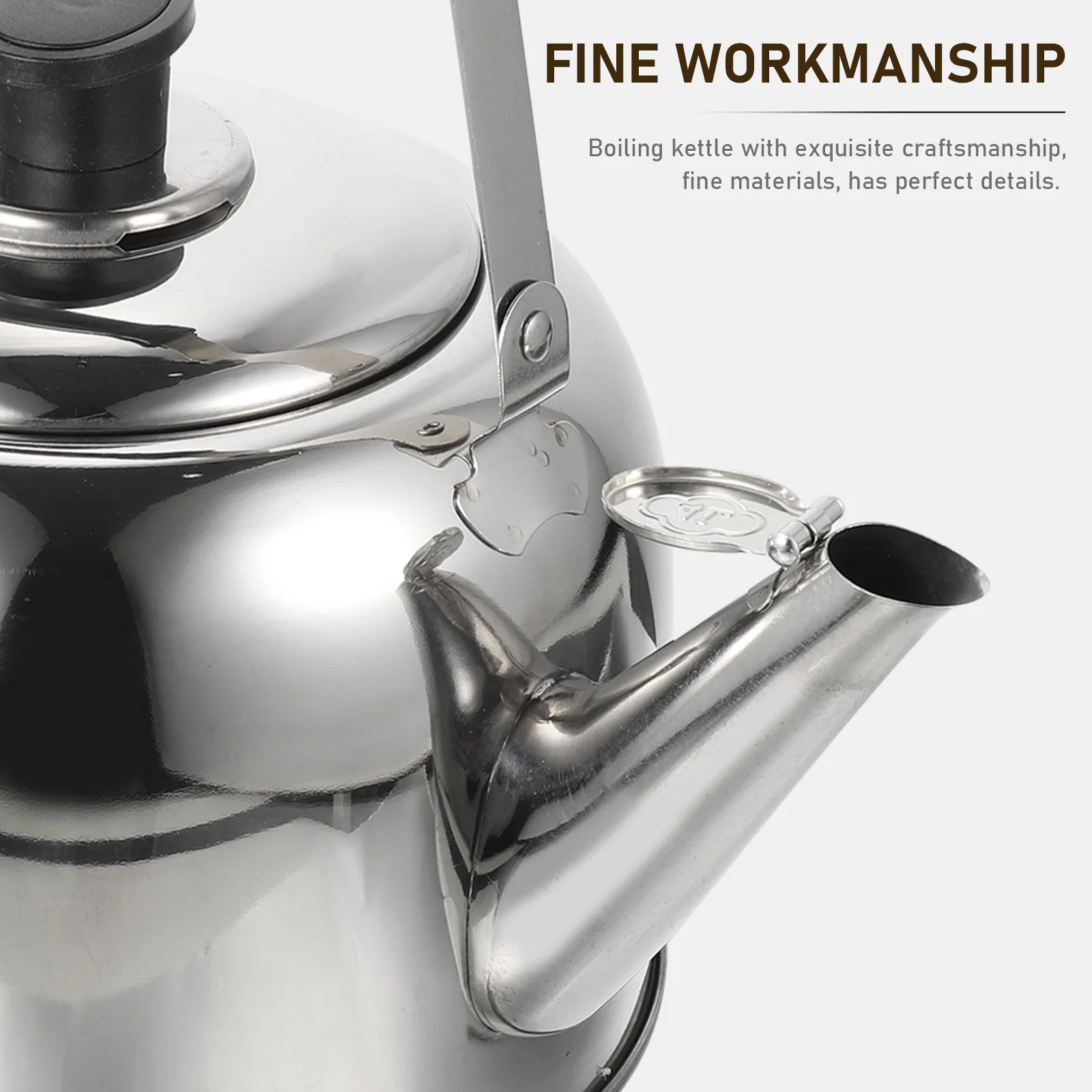 

Stainless Steel Tea Whistling Kettle Stove Top Kettle for Boiling Water Tea Brewing Teapot Stovetop Teakettle