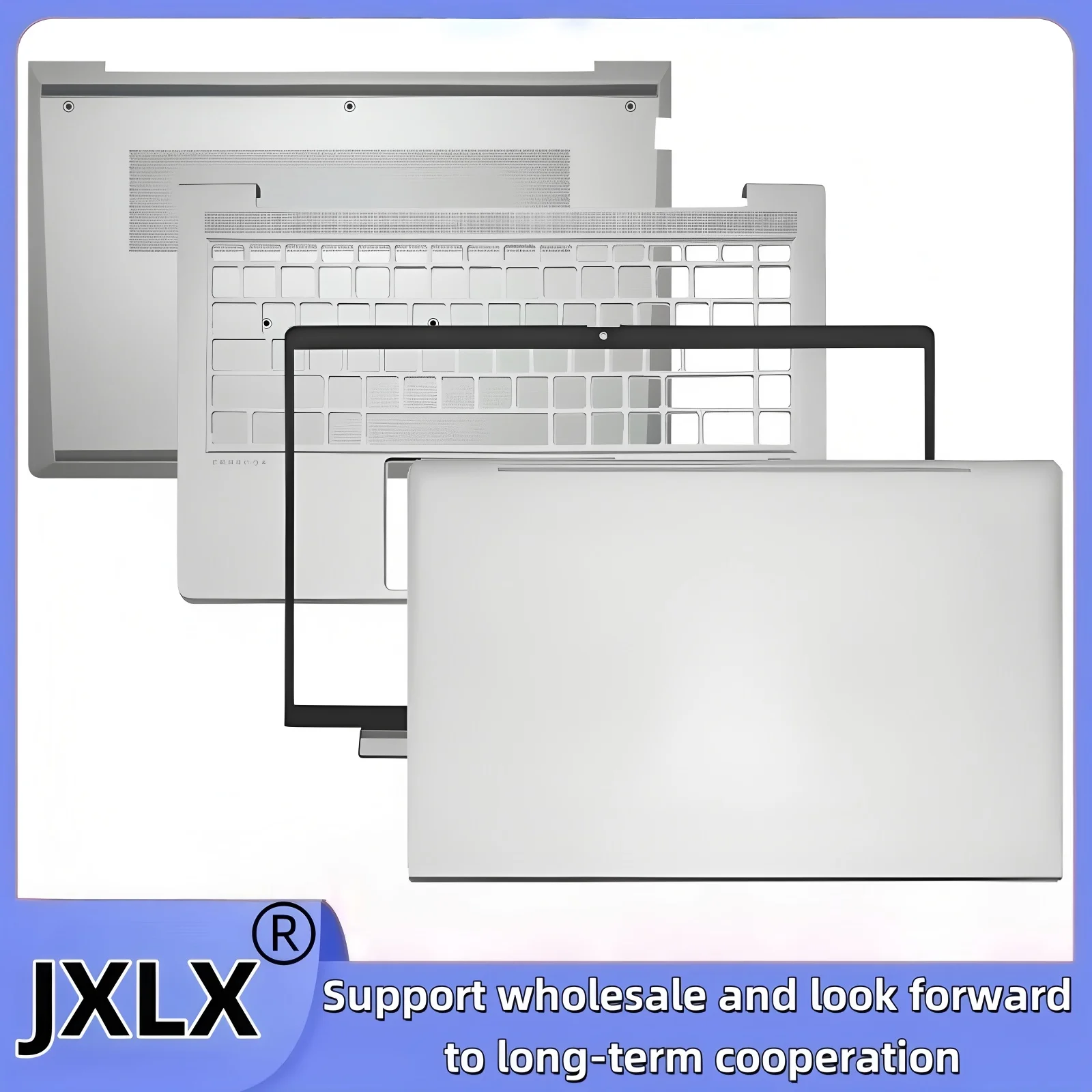 JXLX ®   Nuevo para HP ProBook 440 G10, cubierta trasera LCD para portátil, cubierta superior/cubierta de bisel frontal/cubierta de reposamanos/cubierta inferior de la base