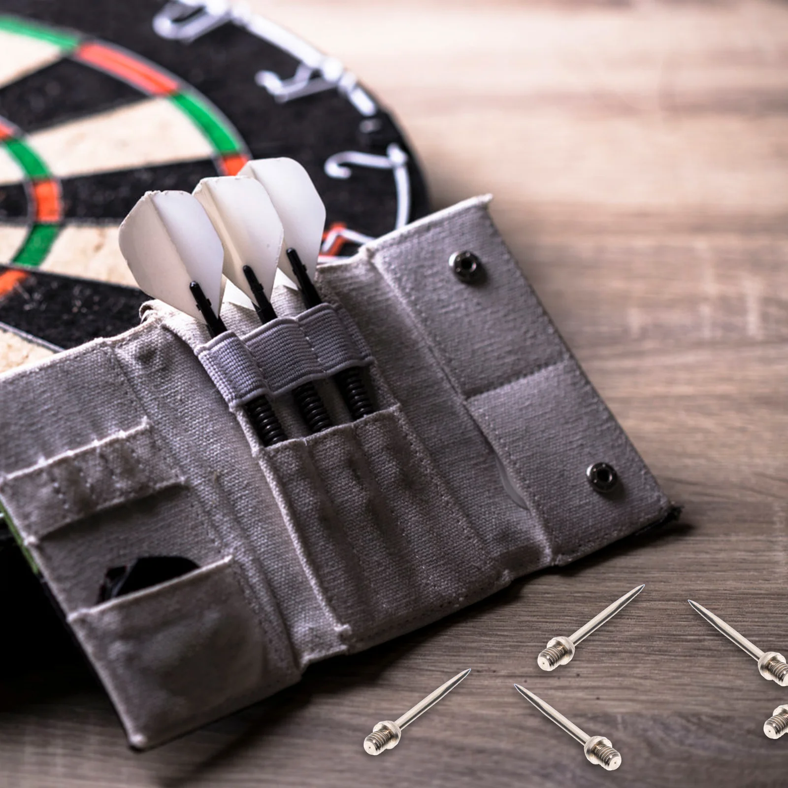 

6Pcs Professional Dart Points Heavy-Duty Wear-Resistant Tips Smooth Finish Enhanced Grip for Accurate Throwing Results