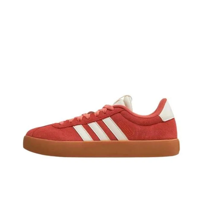 Adidas VL COURT 3.0 Slip Resistant Low top German Army Trainers Women's Red JP5327