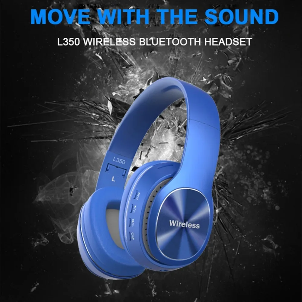 سماعة أذن بلوتوث من Shoumi، غطاء أذن أكبر، سماعة رأس لاسلكية حقيقية قابلة للطي، حزمة كاملة من خوذة الأذن مع ميكروفون