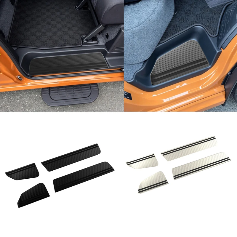 For Suzuki Every Wagon DA18V 2026 2027 Car threshold strip stainless steel Welcome mat strips Threshold protection strip