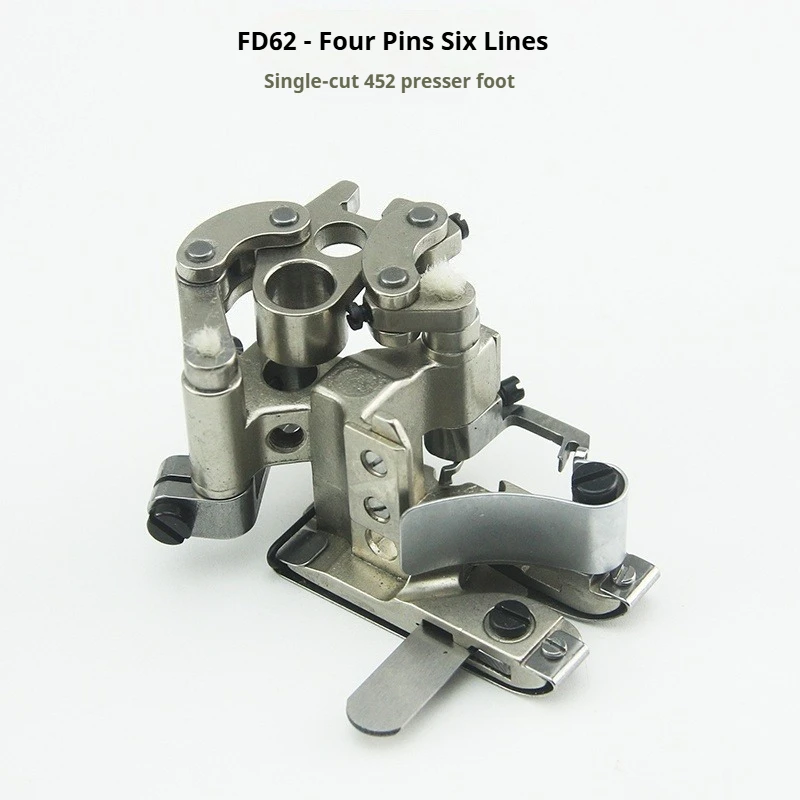 Sewing Spare Parts Single Cut Presser Foot 5.2mm For Yamato FD‑624 4‑Needle 6‑Thread Coverstitch Machine