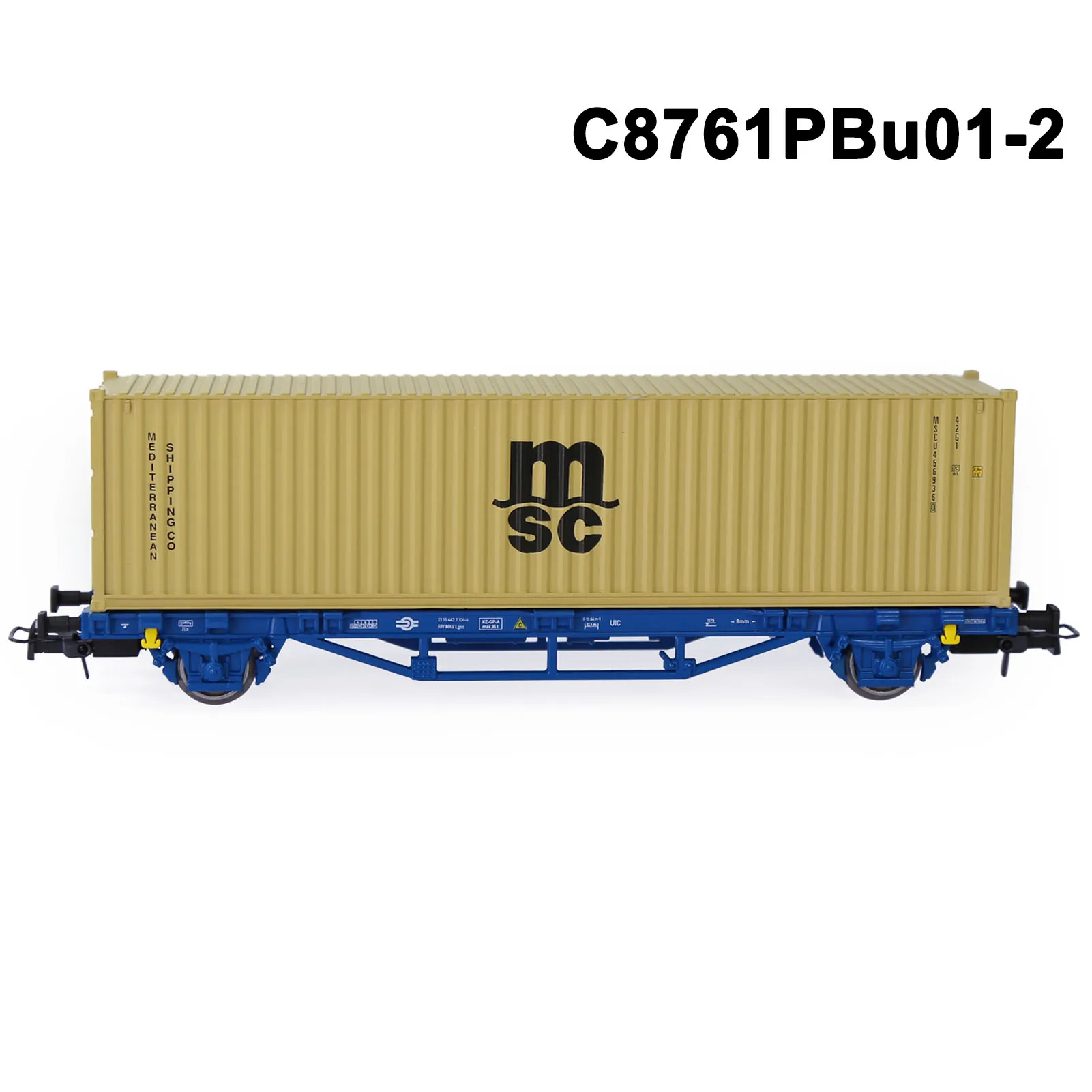 Evemodel – Lot De 2 Wagons Plats H0 1:87 – Maquette Ferroviaire à Assembler – Non Peint – Colle Non Incluse