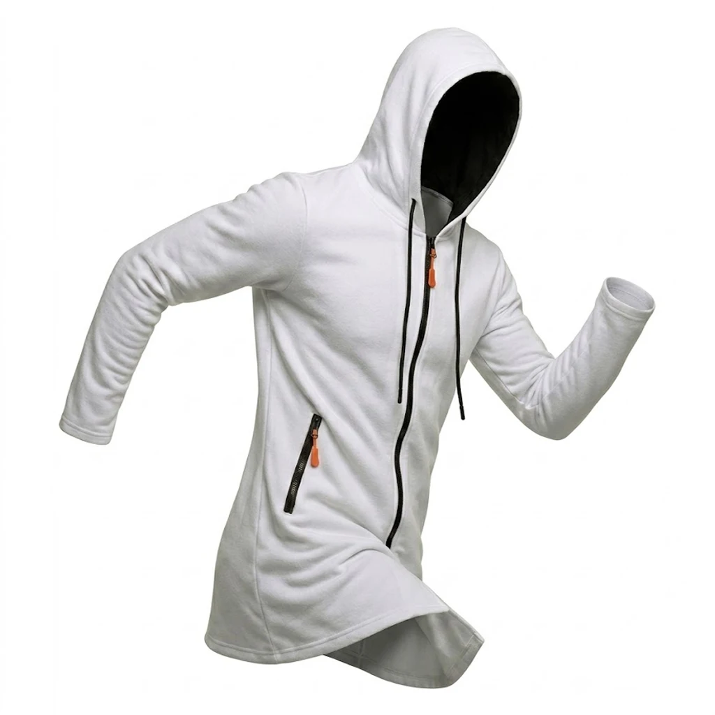 Autumn Men's Long Sleeves Hoodies Sport Sweatcoats Zipper Sweatshirts for Men Winter Large Work Coat Outdoor Lightweight Hooded