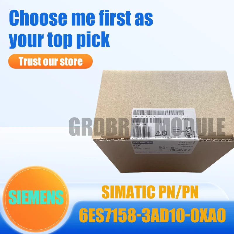 

New Original SIEMENS 6ES7158-3AD10-0XA0 PN/PN Coupler with PROFIsafe Support