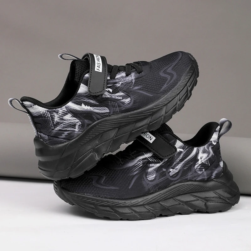 Zapatos deportivos informales ligeros antideslizantes para niños y niñas, zapatillas deportivas para caminar al aire libre, tenis, talla 28-40