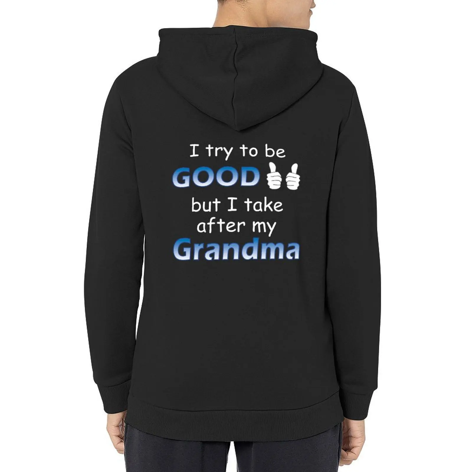 

I Try To Be Good But I Take After My Grandma Shirt for Kids Hoodie japanese style autumn new products tracksuits