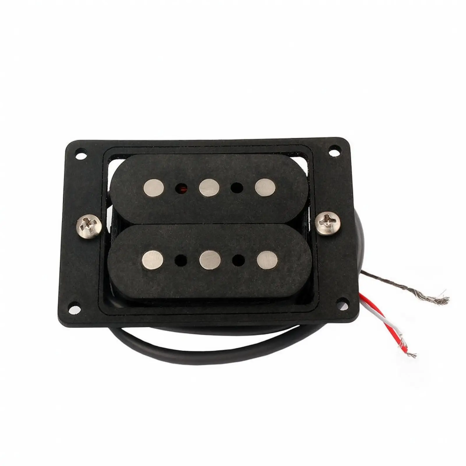 Replacement Guitar Pickup Cable Humbucker Style Double Coil Ebony Board Pre Drilled Screws Four Core Wire for Acoustic Electric