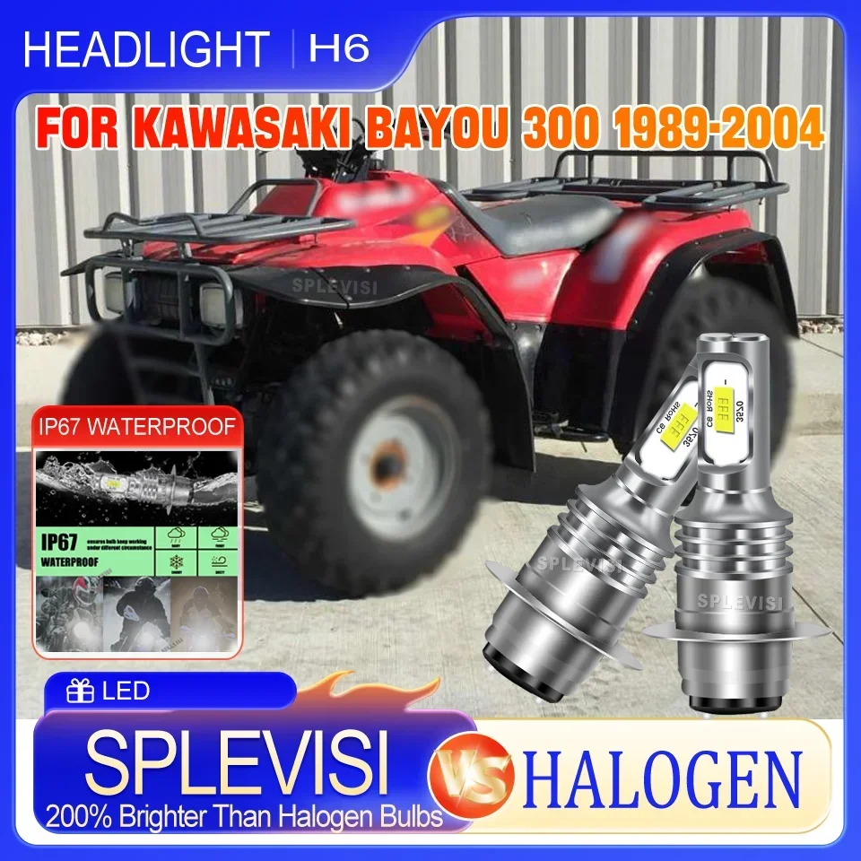 led motorcycle Headlight - Easy Fit Secure Journey For Kawasaki Bayou 300 1989 1990 1991 1992 1993 1994 1995 1996 1997 1998-2004