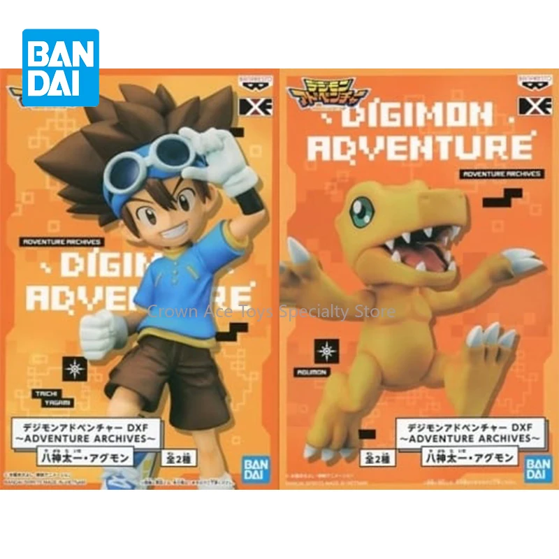 Bandai Banpresto DXF Digimon Adventure Yagami Taichi Agumon Anime Action Figures Trendy Toys For Boys Girls Kids Holiday Gifts