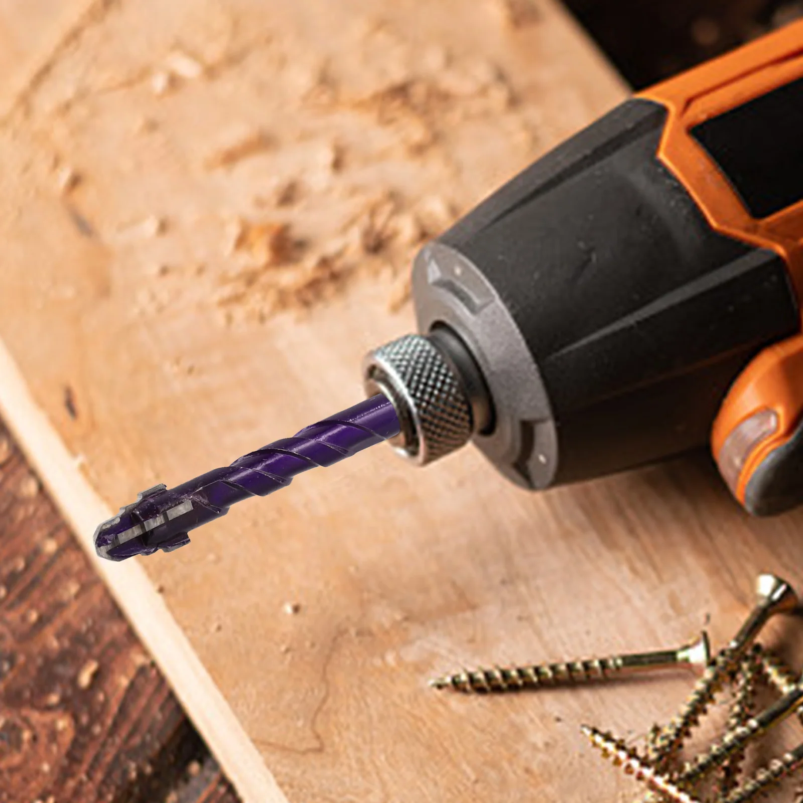 أربعة الناي الحفر كربيد اللكم بت DIY بها بنفسك مشاريع كربيد الحفر للمواد الصلبة الاستخدام الجاف والرطب للبلاط الزجاجي