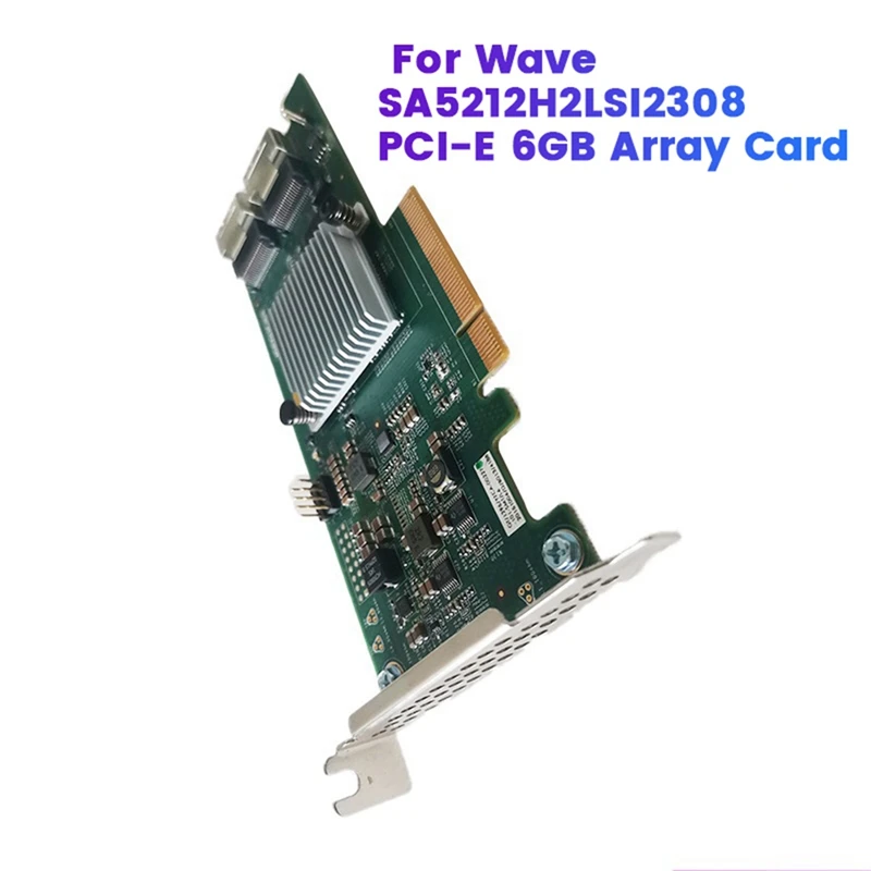 NEW-Adapter Card For Wave SA5212H2 LSI2308 PCI-E 6GB Array Card No Cache No Battery Hard Disk Card