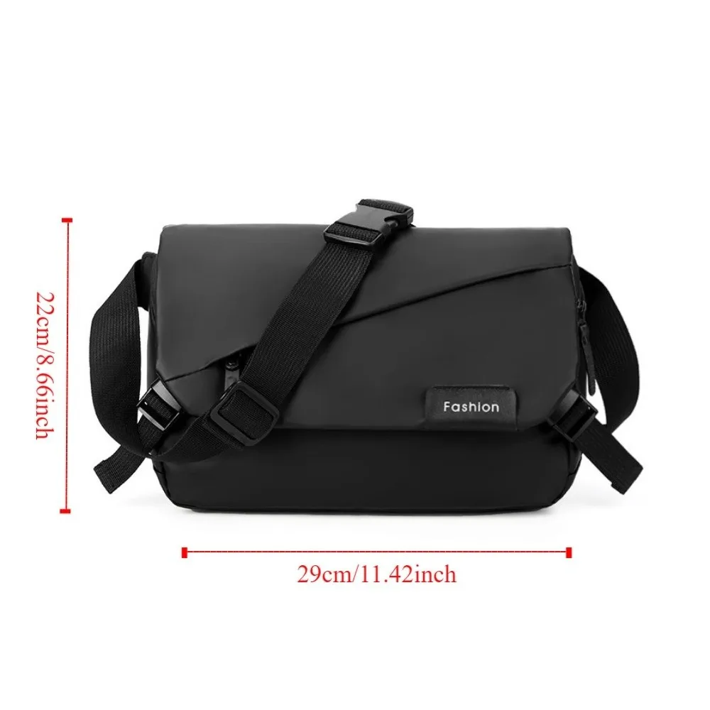 حقيبة كروس للرجال مقاومة للماء بسعة كبيرة مع جيوب متعددة حقيبة ساعي البريد حقيبة الهاتف حقيبة الخصر حقيبة كتف الطالب