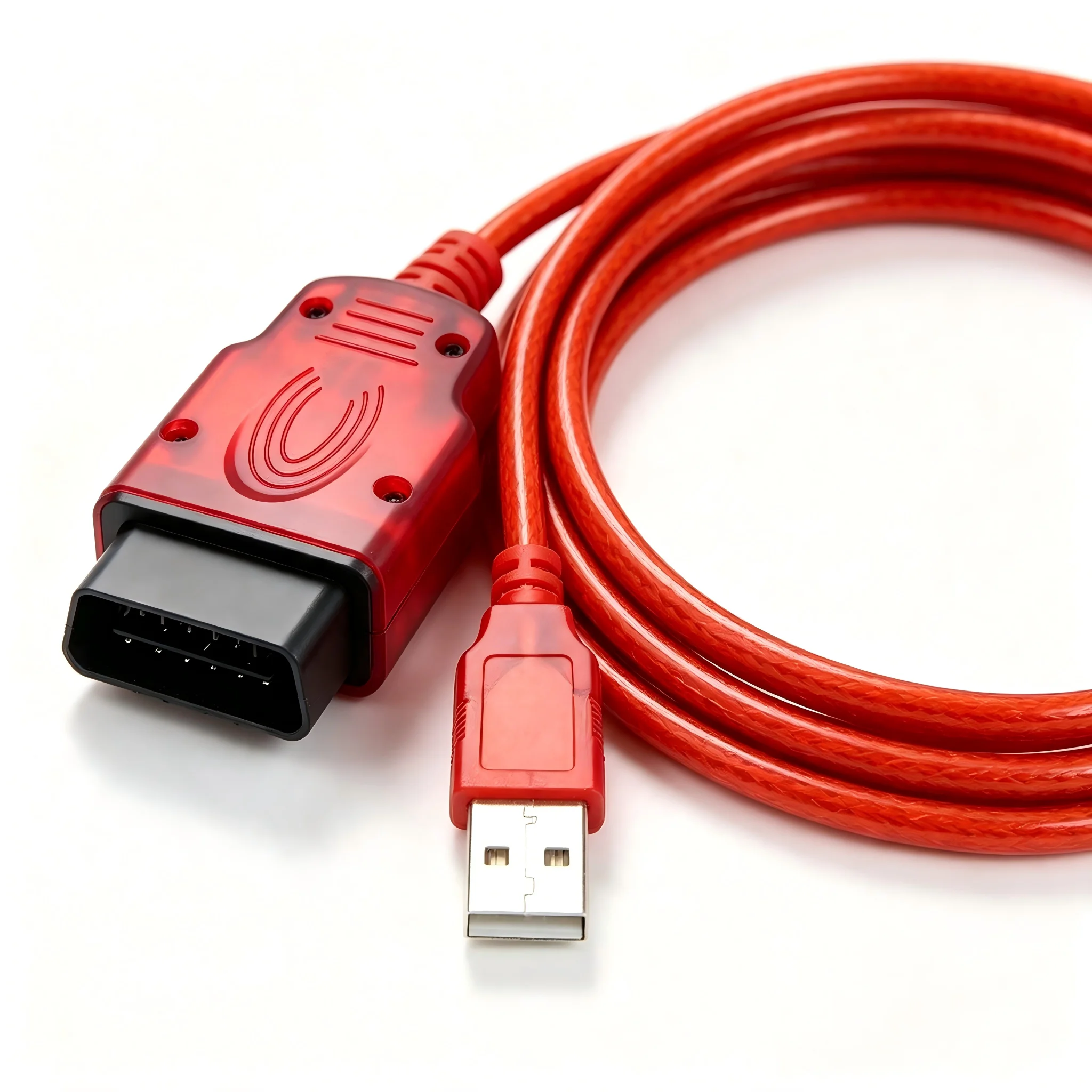 OBD2 USB Diagnostic ECU Programmer Key Coding UCH Matching Tool Airbag Reset ECU Programming Cable For Renault Dacia Vehicles