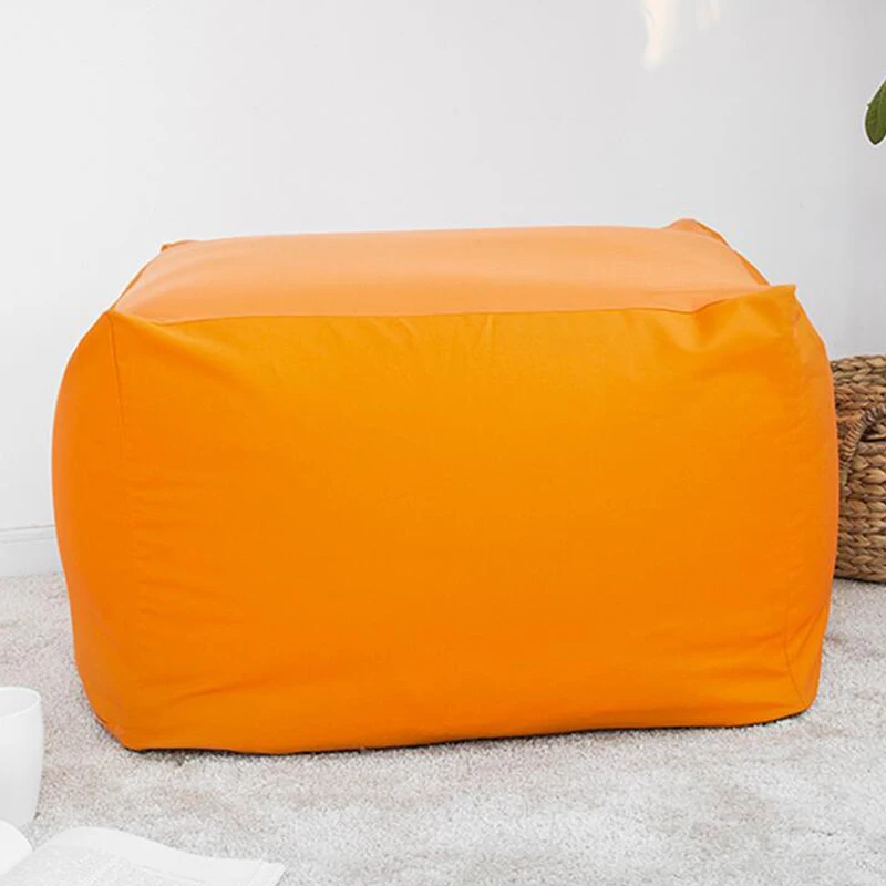Estilo japonês Unfilled Sofa Cover, Lazy Home Lounge, Bean Bag, Aconchegante Cadeira Única, Pouf Couch, Tatami Decoração da Sala, Macio