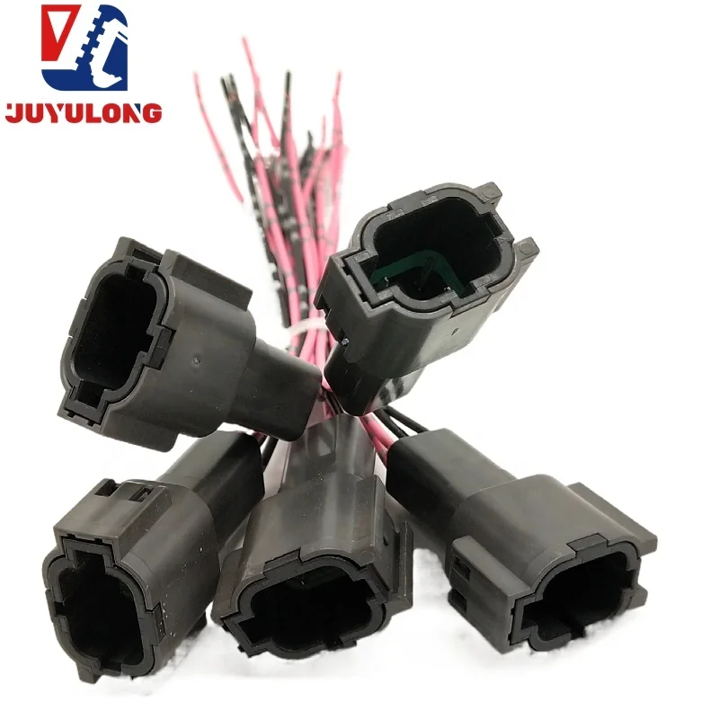 JUYULONG for Hitachi ZAX60 70 120 240 330 360-5-6 throttle motor plug construction machinery parts excavator attachments