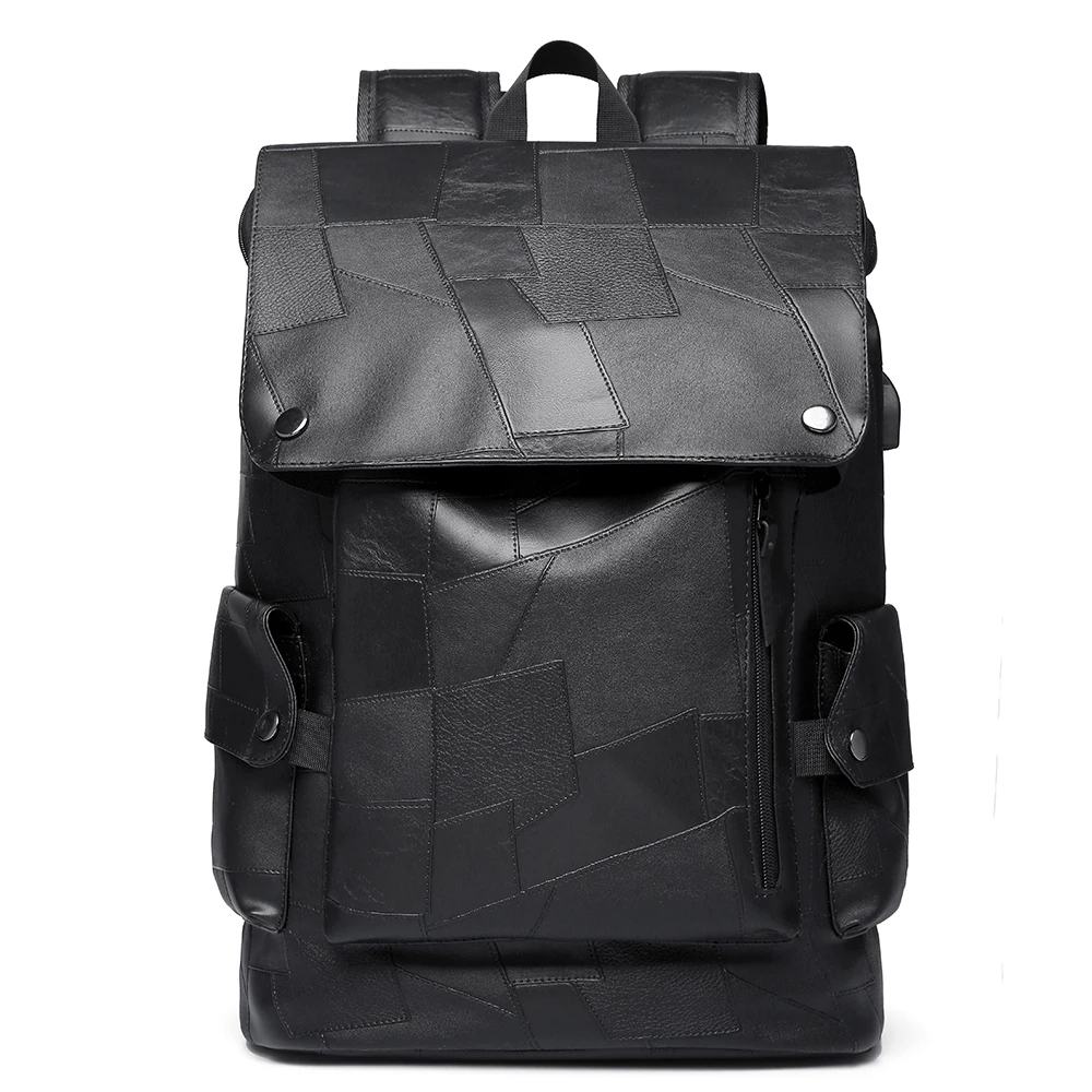 กระเป๋าเดินทางหนังลำลองสำหรับผู้ชาย แบรนด์แฟชั่น รุ่น Bapa ความจุขนาดใหญ่ กระเป๋าสะพายไหล่คู่ สำหรับใช้ในชีวิตประจำวัน