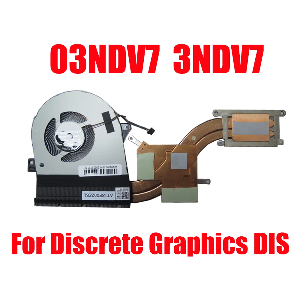 

Laptop Heatsink&Fan For DELL For Latitude 5580 5591 For Precision 3520 3530 03NDV7 3NDV7 AT1SF002ZFL AT1SF002ZSL New