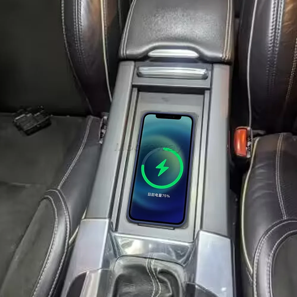 Car Fast Phone Charger For Volvo S60 V60 XC60 2014-2018 Wireless Charging Pad Mobile Holder Plug and Play Accessories