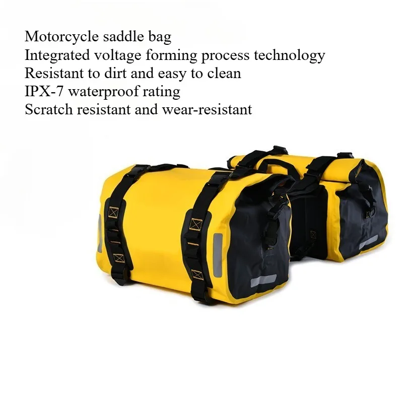 

Motorcycle Side Bag Large Capacity Waterproof Backpack Sichuan Tibetan Motorcycle Equipment Helmet Bag Saddle Bag