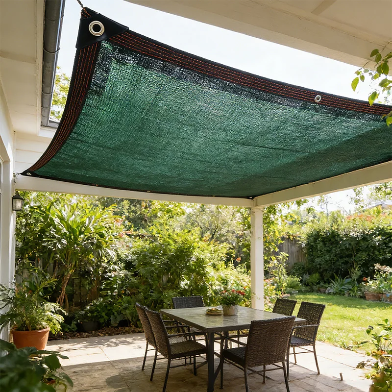 Forest Green Sun Shade Netting - Ideal for Balconies Chicken Coops and Outdoor Pet Zones (3PIN 6PIN)