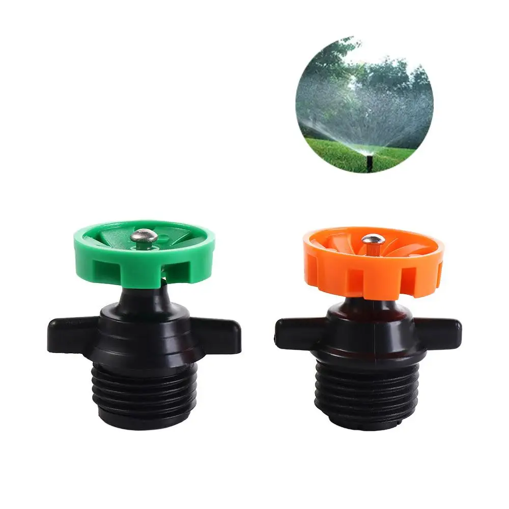 1/2 Inch Rotating Sprinkler Male Thread 200-250L/H Irrigation Nozzle Automatic 360 Degree Turning Sprinkler Garden
