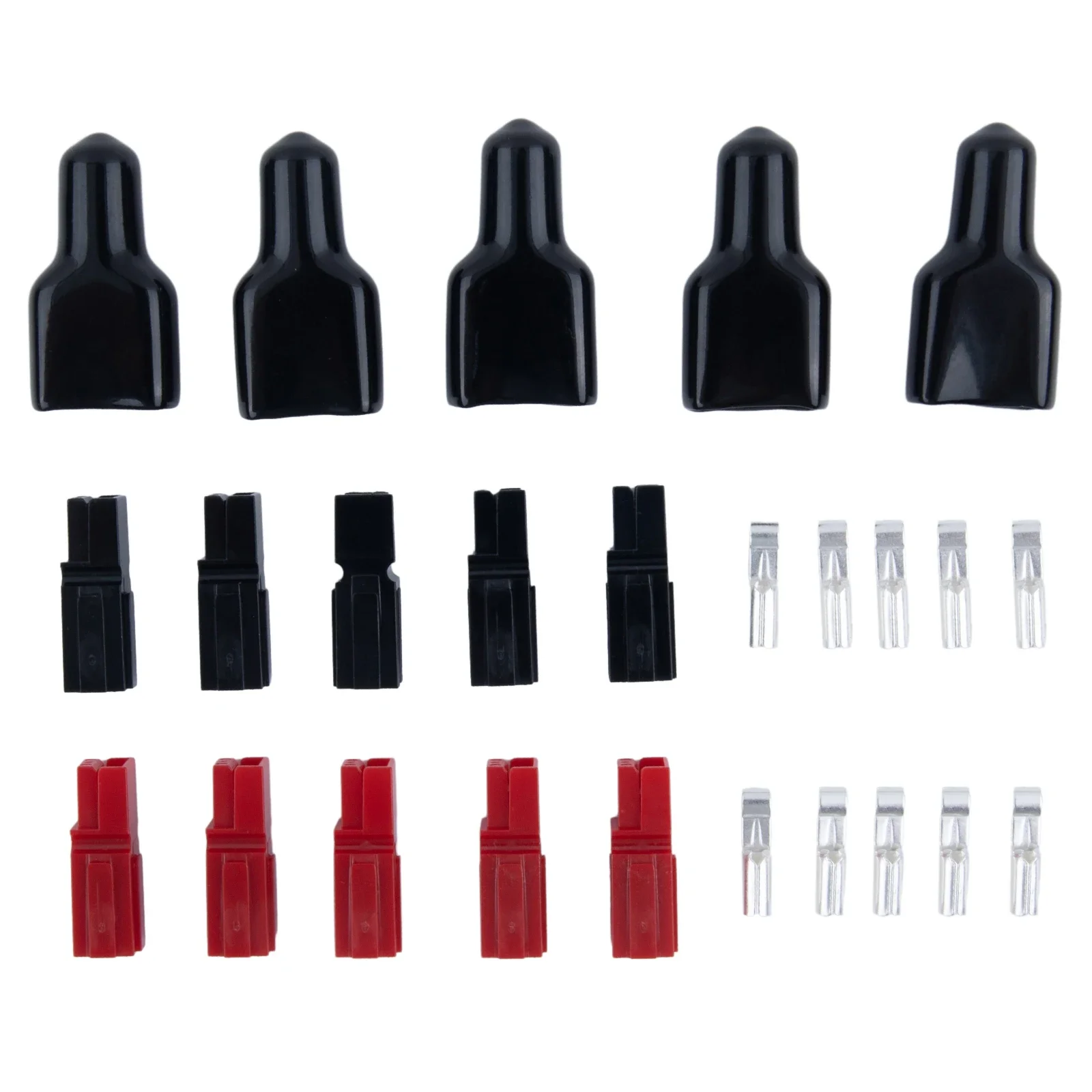 5 Pair 30AMP Plug 600V For Anderson Style Connector For Anderson Enclosure Style Connector Rubber Covers For Electric Equipments