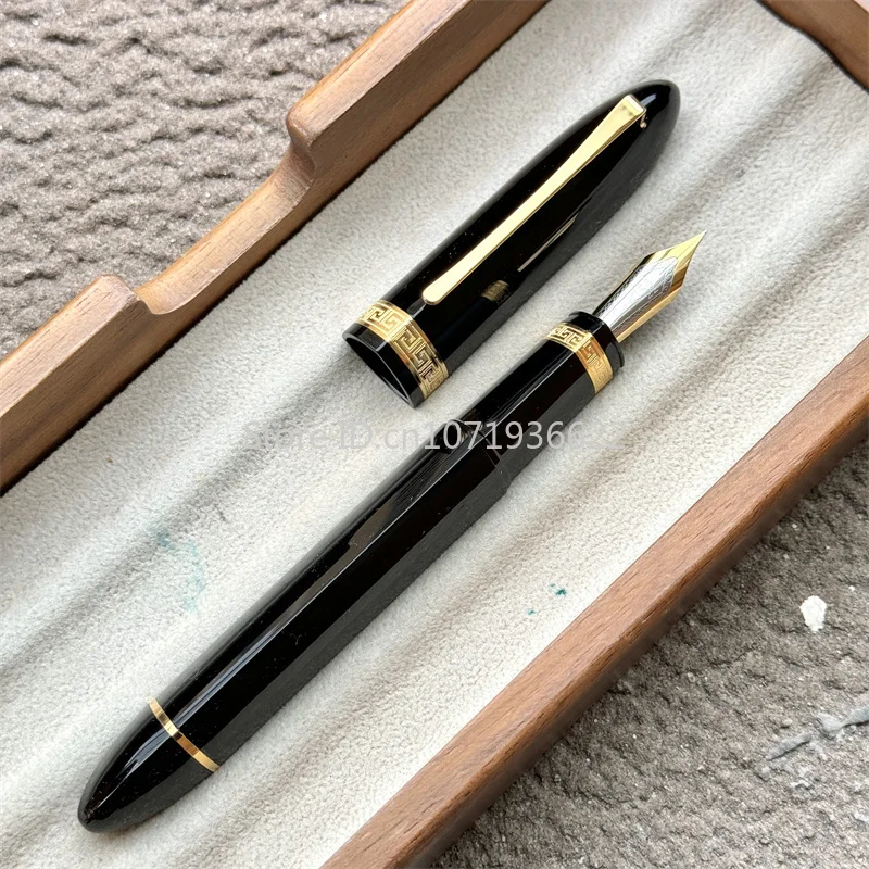 MAJOHN Master V60 Triangle Orthographic Piston Pen Signature Bead Pen Anti Roll Plug in Imported Bead Core Writing Practice