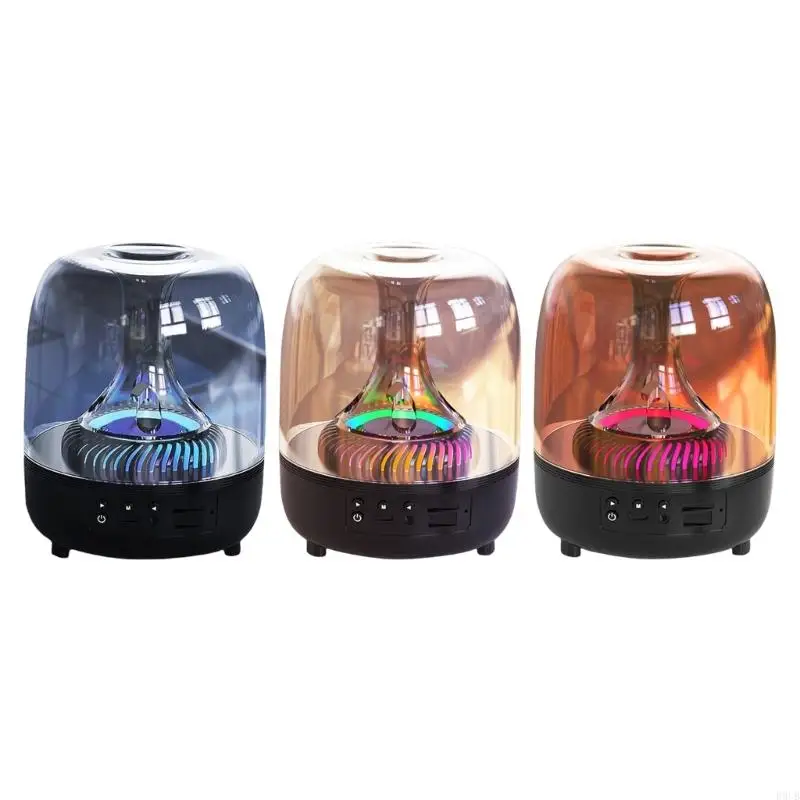 

R9UB Portable Bluetooth-compatible Speakers Wireless Speaker with Lights for Women