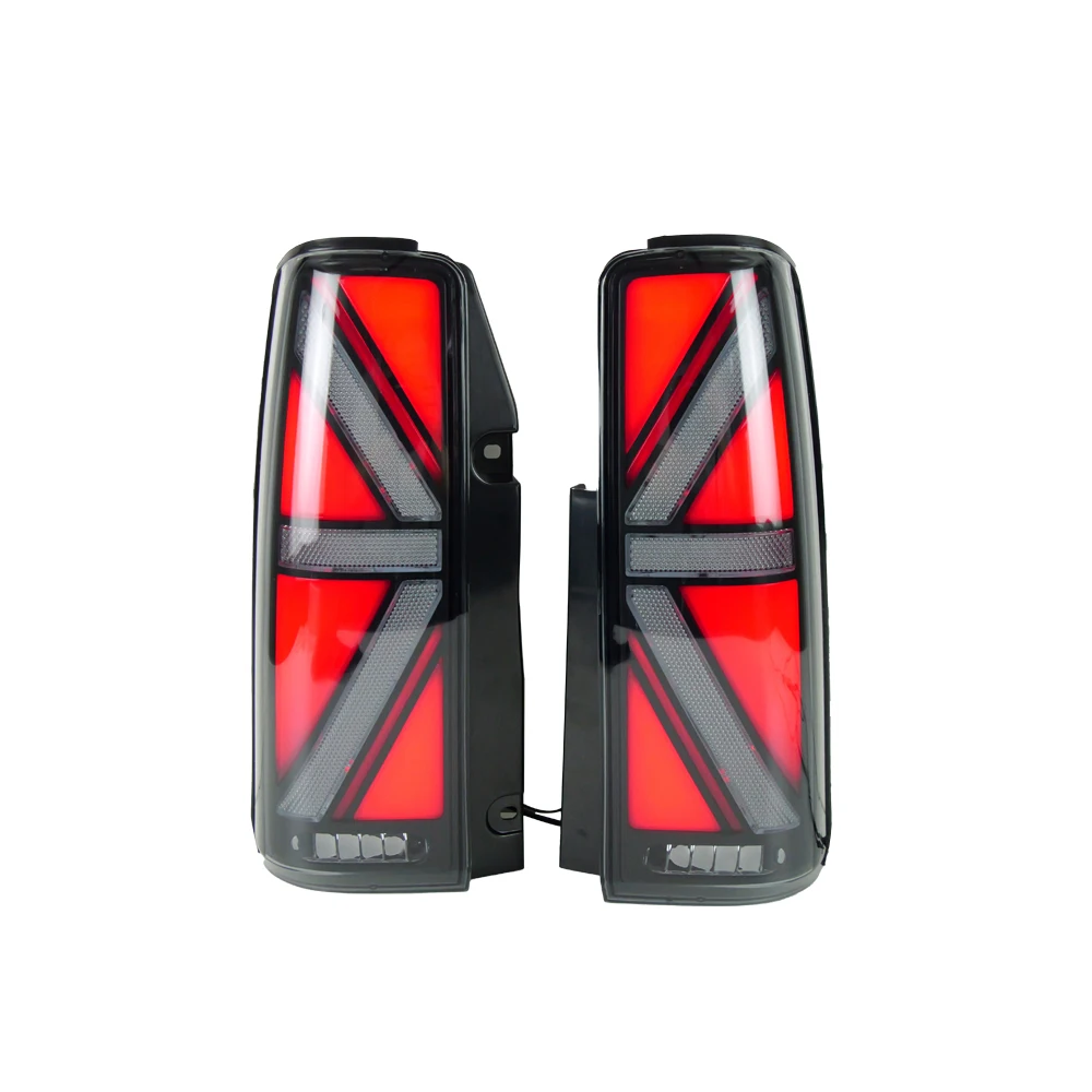 

For Suzuki Jimny 2007-2017 Tail Light Assembly Upgrade MINI Style LED Flashing Turn Signals Full Set Car Accessories