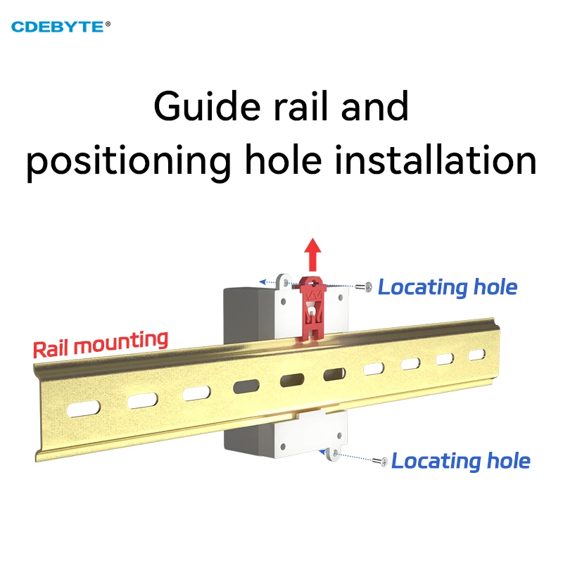 Industrial Grade 2-way RS485 Repeater Power Signal Isolation CDEBYTE E810-R12 ESD DC 9-40V Rail Mounting High Speed Transparent