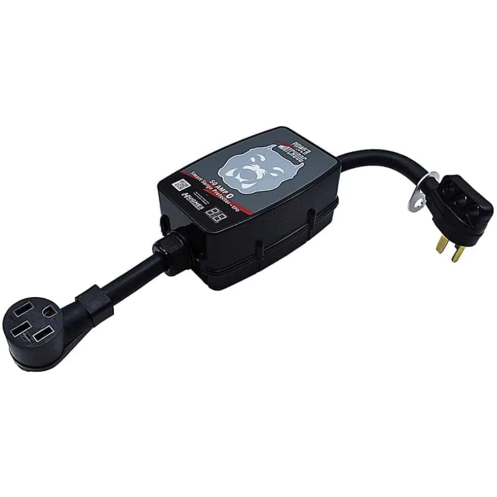 PWD50EPO, 자동 차단 기능이 있는 Bluetooth 서지 보호기, 50A, 휴대용