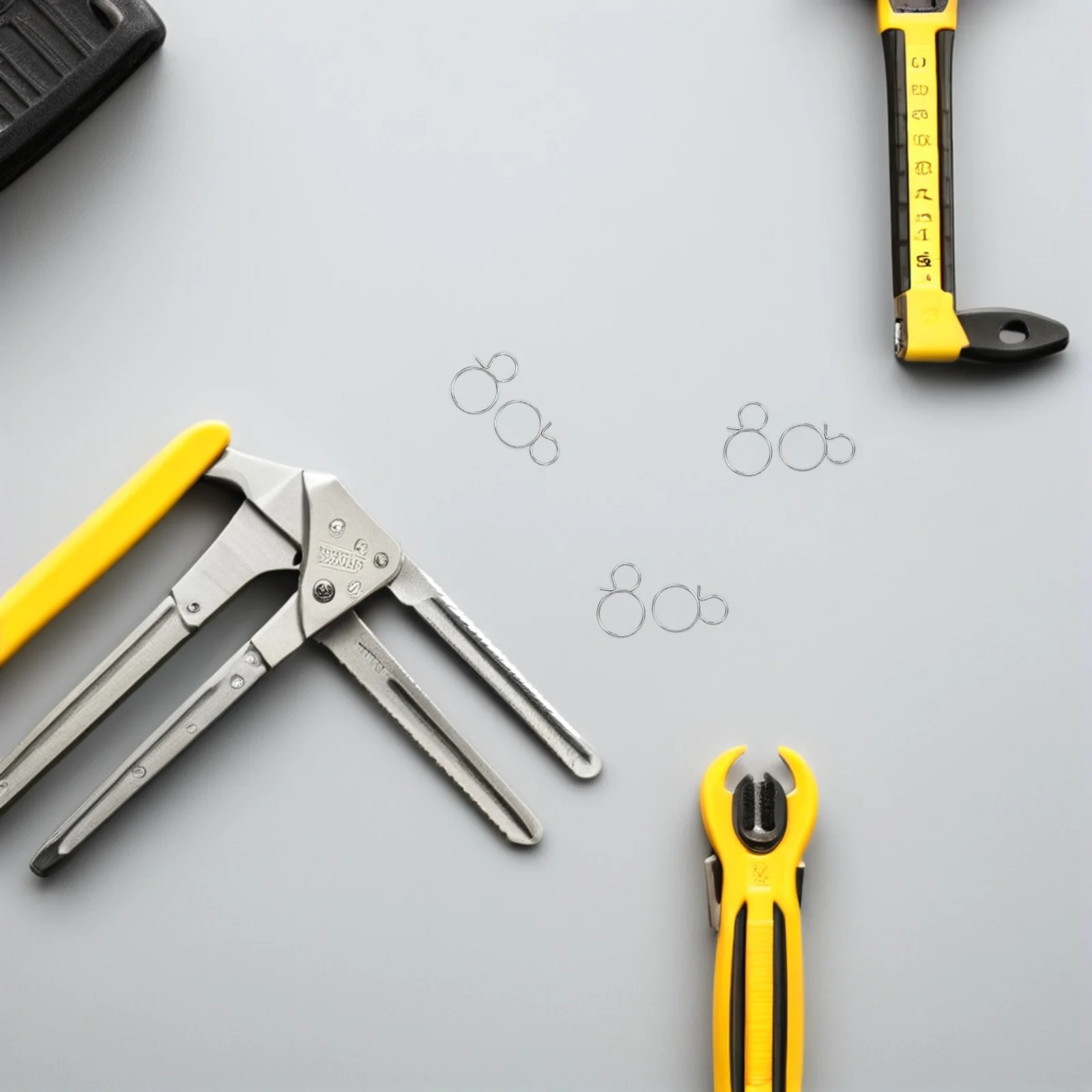 

100pcs Crystal Lamp Hooks Stainless Steel Figure 8 Connectors For Chandelier Lamps Crystals Pendant Light Fastening Pins Metal