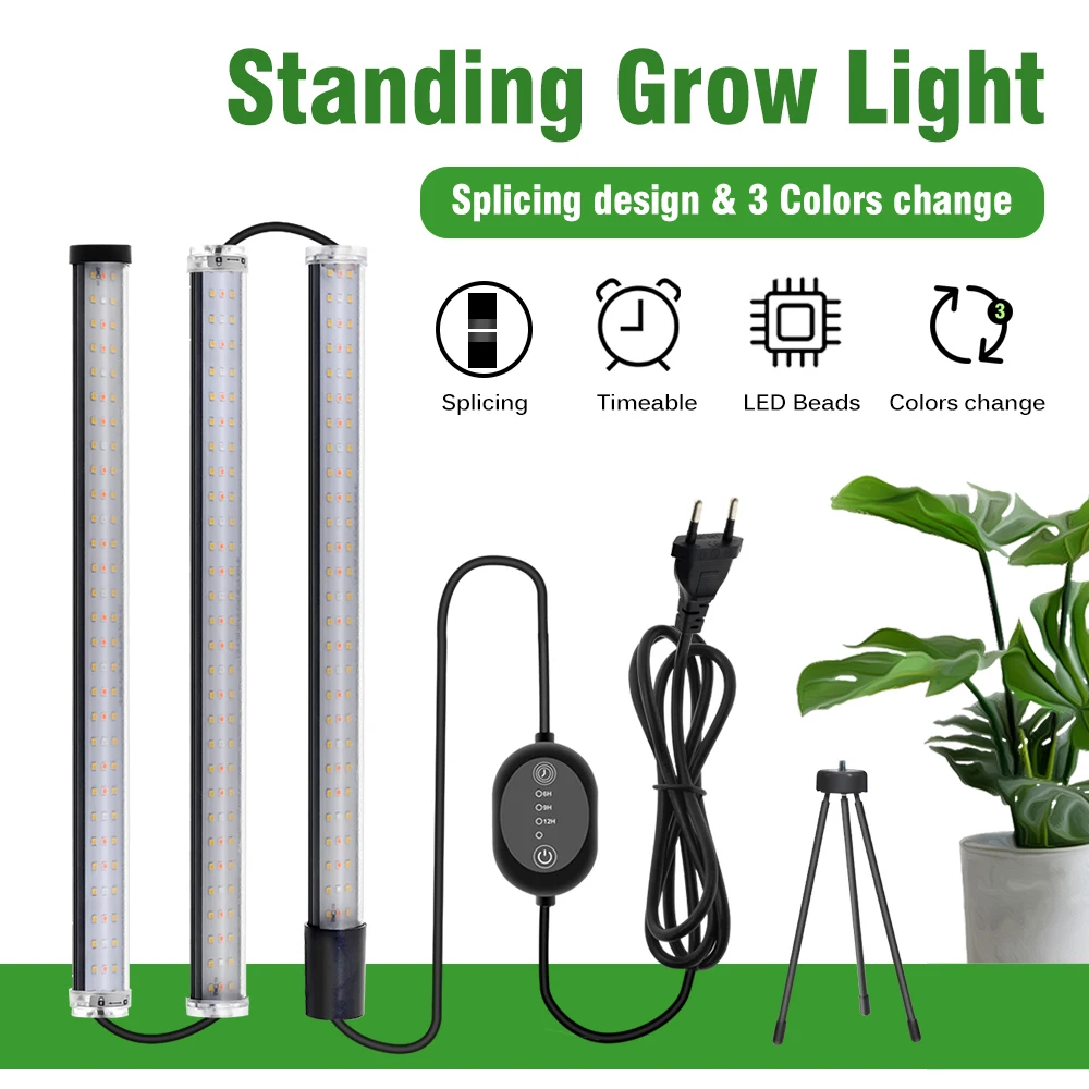 Full Spectrum LED Grow Light AC110-220V Phyto Lamps Desktop Plant Growth Lamp For Indoor Flower VEG Seedling Succulent Fitolampy