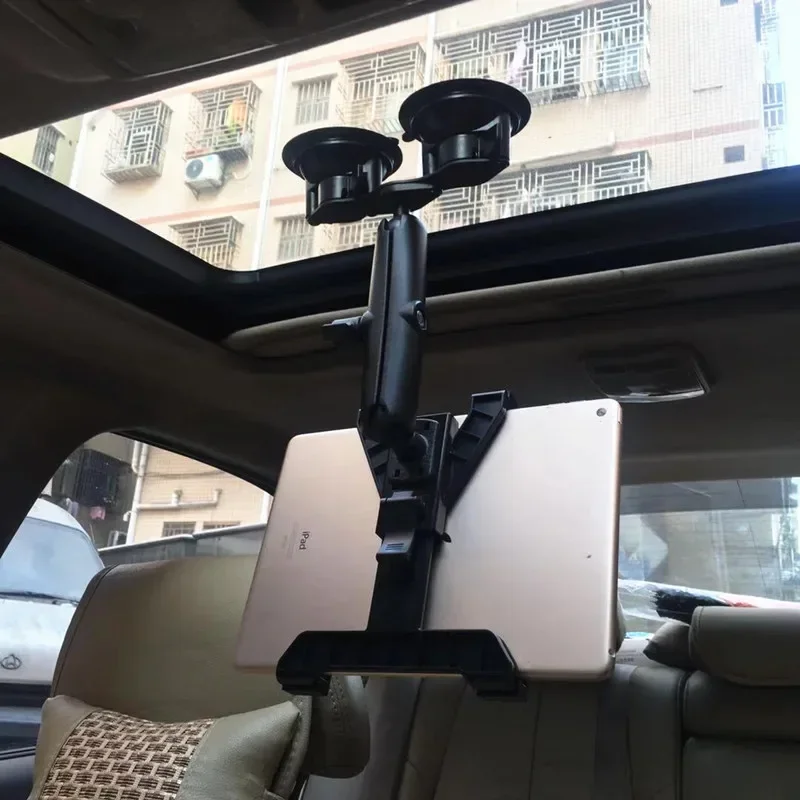 Windshield Car Tablet Mount Truck Window Dashboard Phone Tablet Holder Suction Cup for iPad 11 12.9 Air Mini 8-12inch