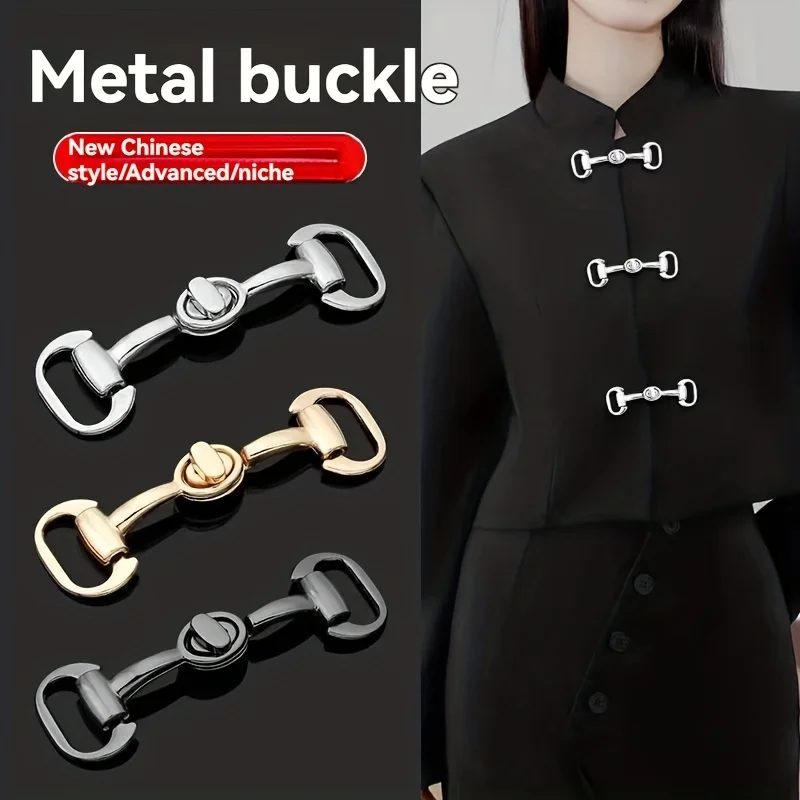 Rotating Snap Fasteners Secure Concealed Stylish Embellishment For Cardigans Jumpers Knitwear Coats Clothing Fastening Accessory