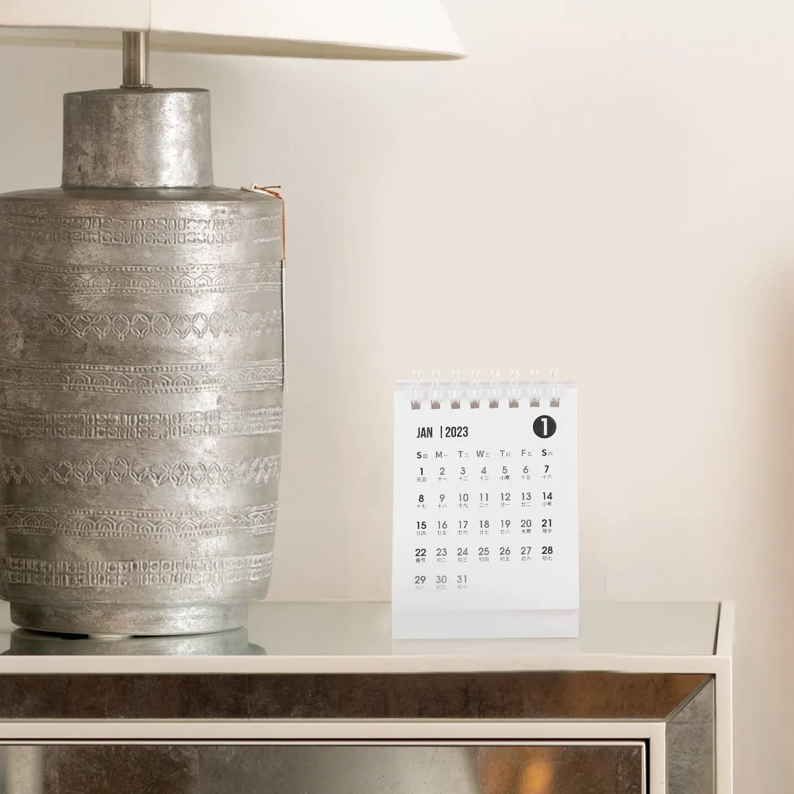 

Мини-настольный календарь на 2023 год, компактный, устойчивый, с новым дизайном, декоративный календарь для офиса, общежития, в подарок студенту, украшение для рабочего стола