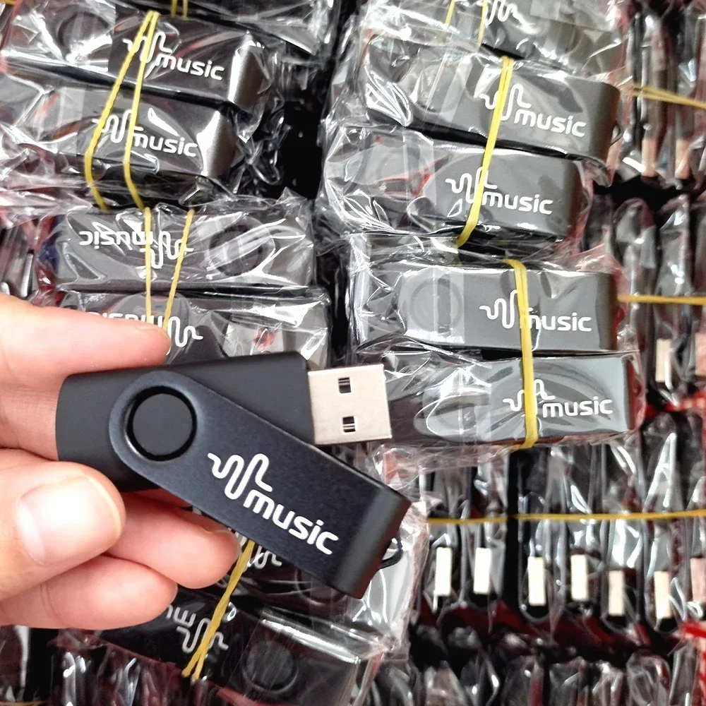 금속 USB 2.0 플래시 드라이브, 펜 드라이브, U 디스크, 메모리 셀, USB 스틱, 선물용, 64GB, 32GB, 16GB, 8GB, 4GB, 10 개/로트