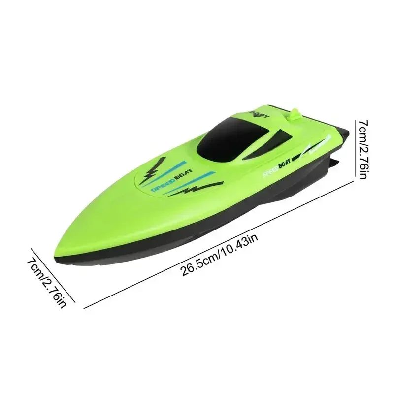 Kids\' Waterproof & Ultra-Fast Remote Control Boat, Lightweight RC Water Racer for Pool Fun Toys Ideal Birthday Gift for Children
