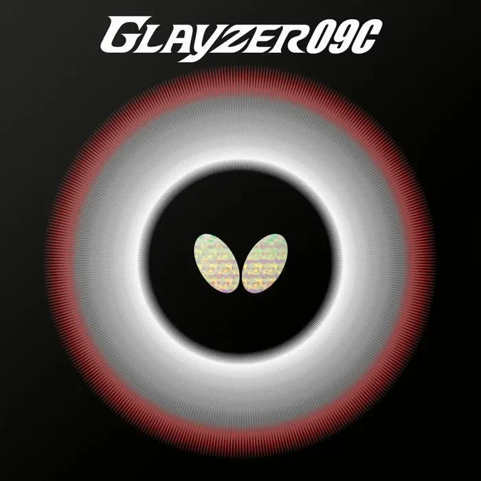 Butterfly Glayzer 09C Table Tennis Rubber Butterfly Table Tennis Rubber 2.1mm 1.9mm Sheet Professional Table Tennis Rubber