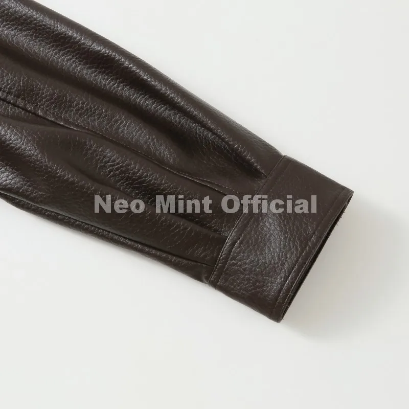 Neo Mint Autumn 2026 New Black PU Leather Jacket Woman Cool Retro Street Fashion Girls Faux Leather Aviator Coat Outerwear Women