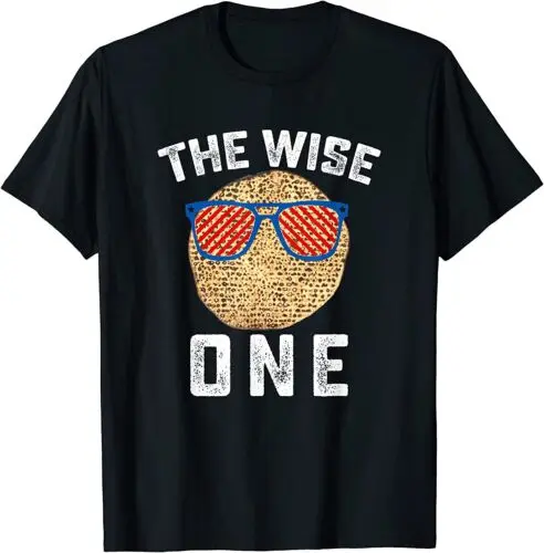 NEW Passover The Wise One Jewish Pesach Funny Matzo Jew Holiday T-Shirt