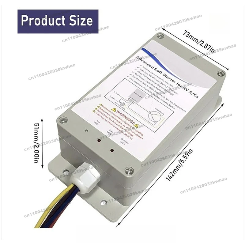 SSRV3TDC Soft Starter Kit Starter for RV Air Conditioning