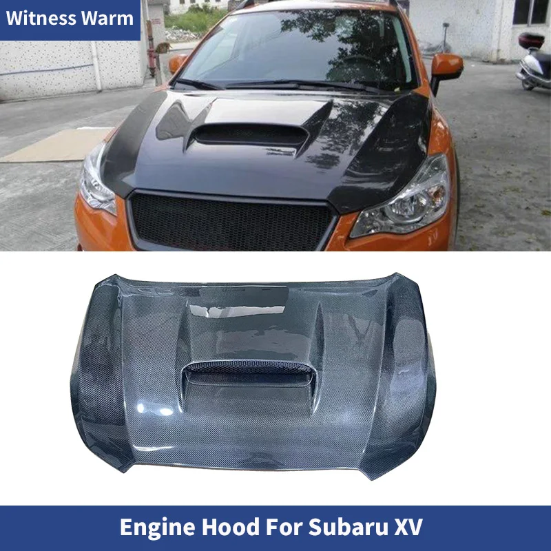 

Carbon Fiber FRP Front Engine Hood Bonnet Covers For Subaru XV Car Body Kit 2012-2015