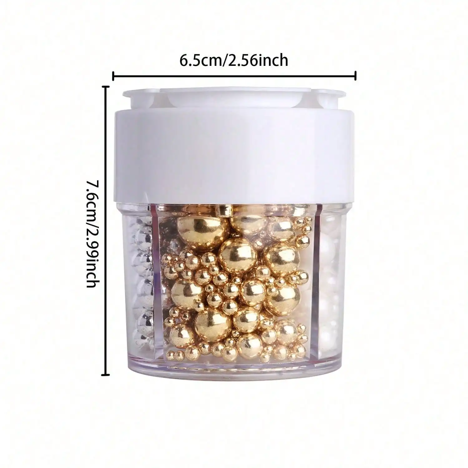 1Pc Pearl  Sprinkles, Baking Decorations for Cakes, Cupcakes, Ice Cream, Chocolate, Cookies, Wedding Shower & Party Celebrations - view 5
