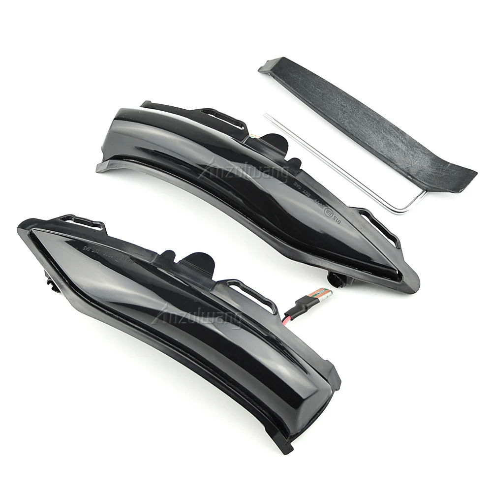 2 Pieces Dynamic Blinker LED Turn Signal Lights Side Mirror indicator for Ford for Fiesta MK8 19+ Mk7