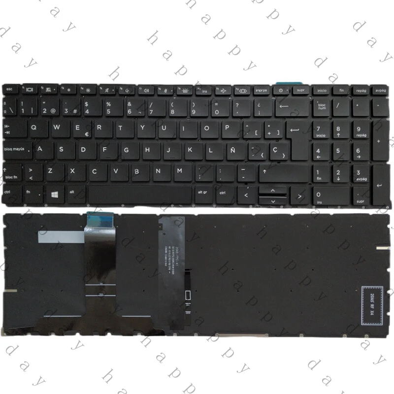 

A+ Laptop NEW FOR HP Probook 450 G9 455 G9 Spanish/Latin Keyboard Backlit